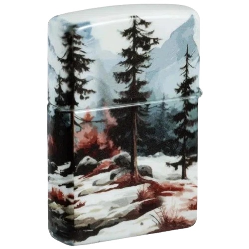 Zippo-Lighter-Model-46702-Frozen-Valley-Design فندک زیپو مدل 46702 Frozen Valley Design